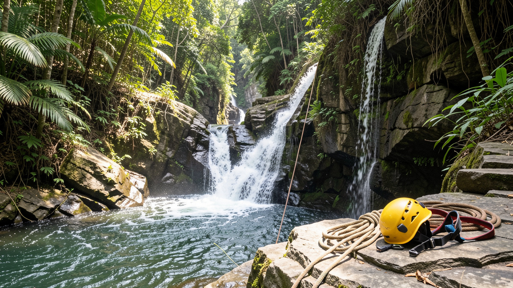canyon de la rivière Moustique en Guadeloupe