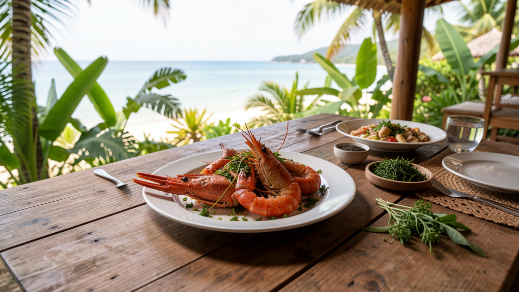 Chez-Margaux-langoustes-locale-guadeloupe-restaurant-plage