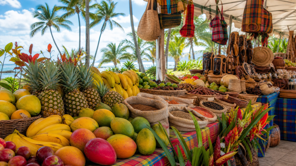 Marchés locaux Guadeloupe découverte des saveurs des Caraïbes