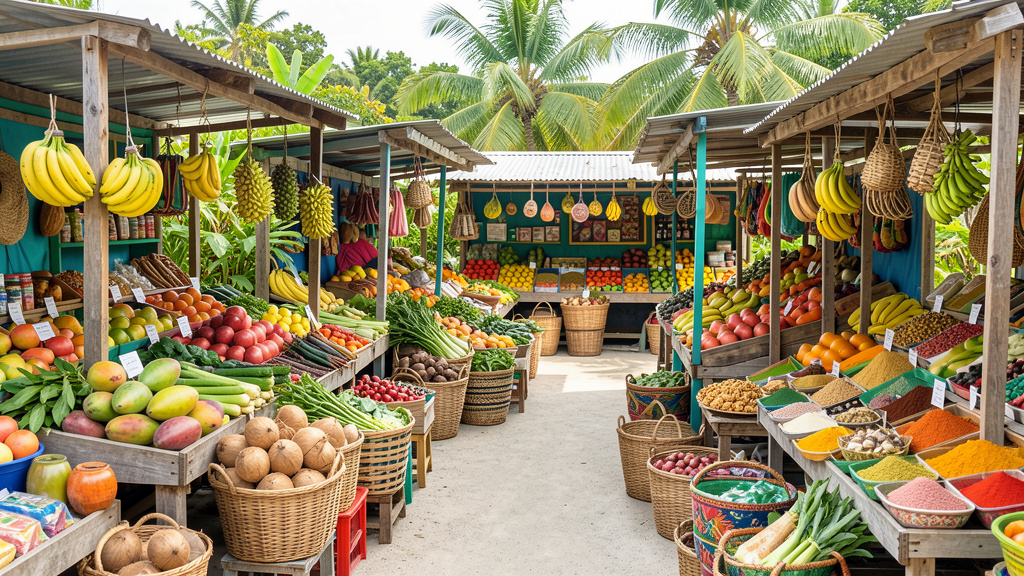 marchés incontournables en Guadeloupe