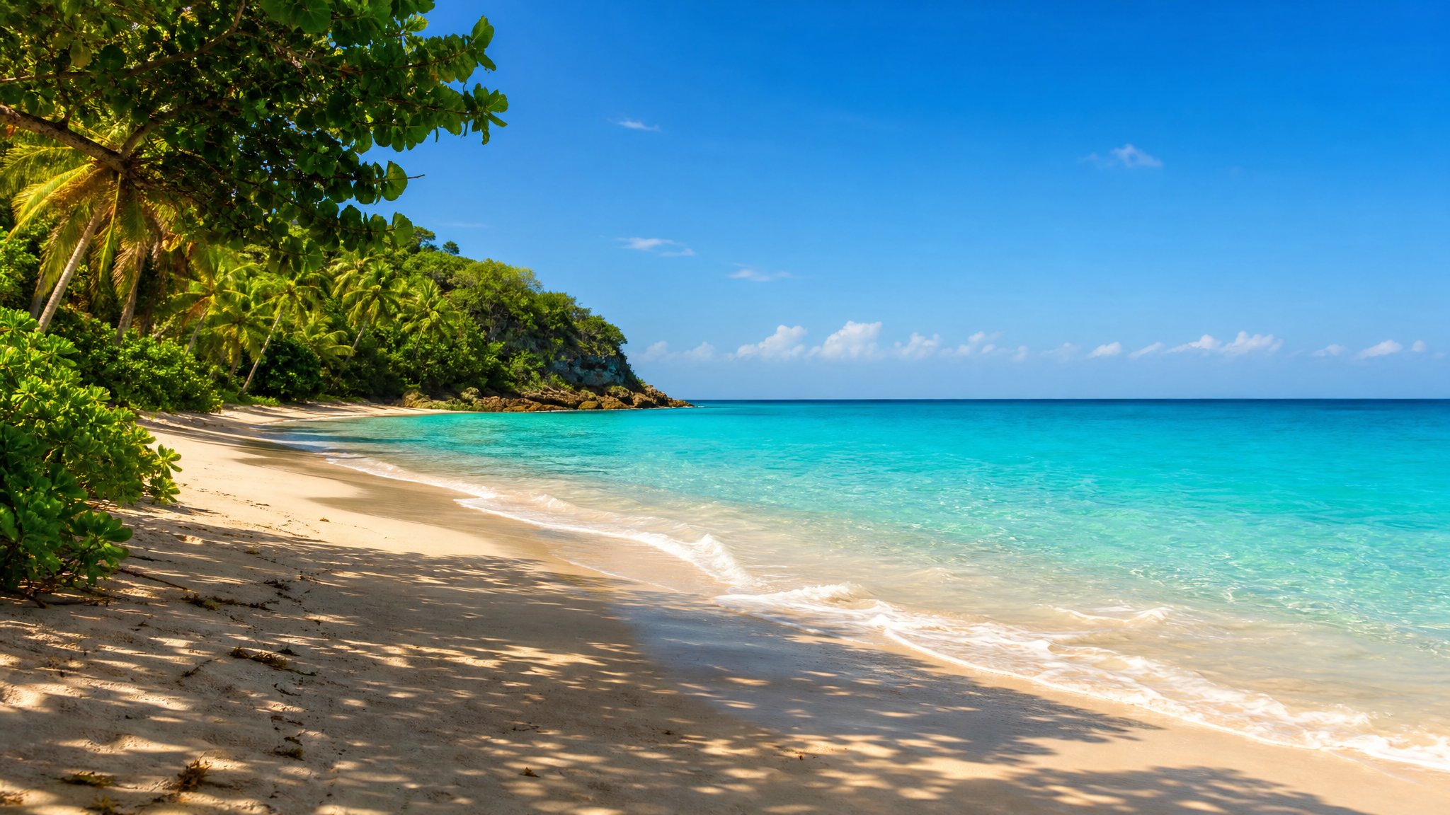 plage de Nogent guadeloupe voyageur solo