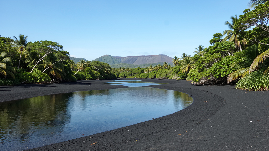 Où se trouve la plage de Roseau