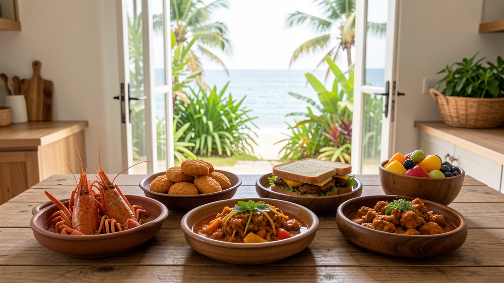 Street food en Guadeloupe